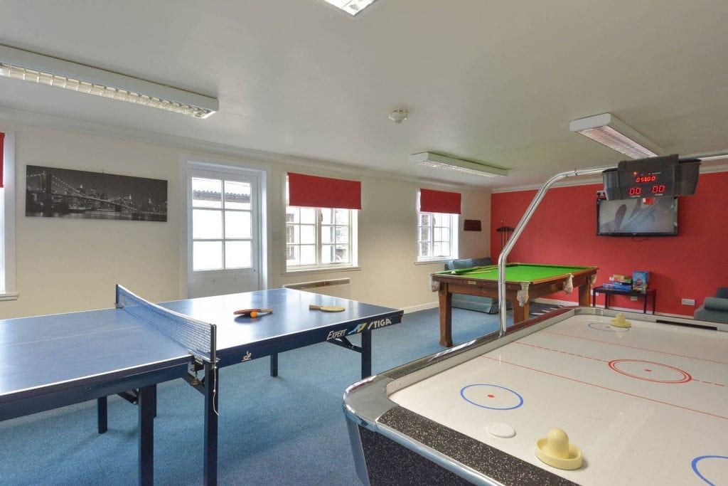 We have a number of games rooms for family friendly breaks at Melfort Village