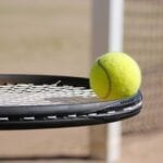 Melfort Village has a full size tennis court for family tournaments or a quick hit about