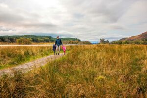 The whole family can enjoy family friendly cosy Autumn self-catering breaks in Scotland, at Melfort Village near Oban