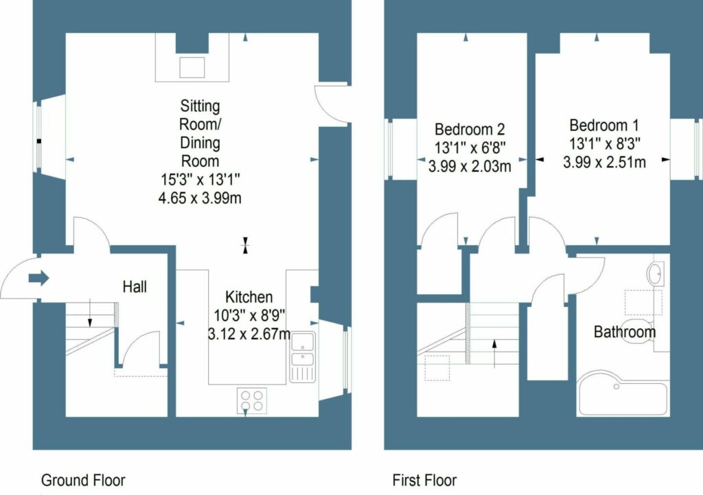 Haybarn Cottage Floorplan
